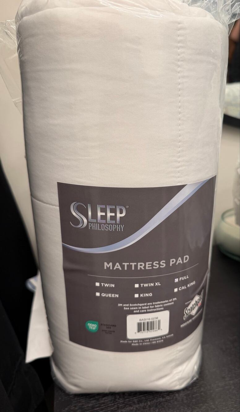 Sleep Philosophy Full Mattress Pad